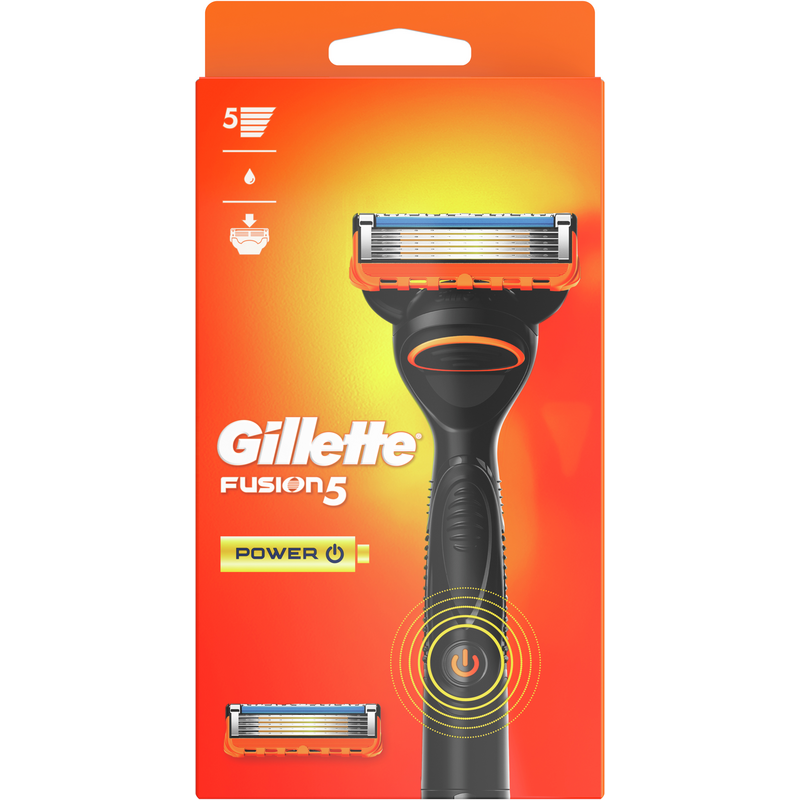 Чоловічий станок Gillette Fusion Power 2 касети 012481