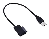 USB кабель адаптер конвертер для mini SATA II 7+6 13Pin Slimline CD/DVD