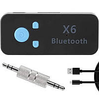 Bluetooth приемник Music Reciver BT-450 X6 / Универсальный аудио ресивер / Автомобильный bluetooth адаптер