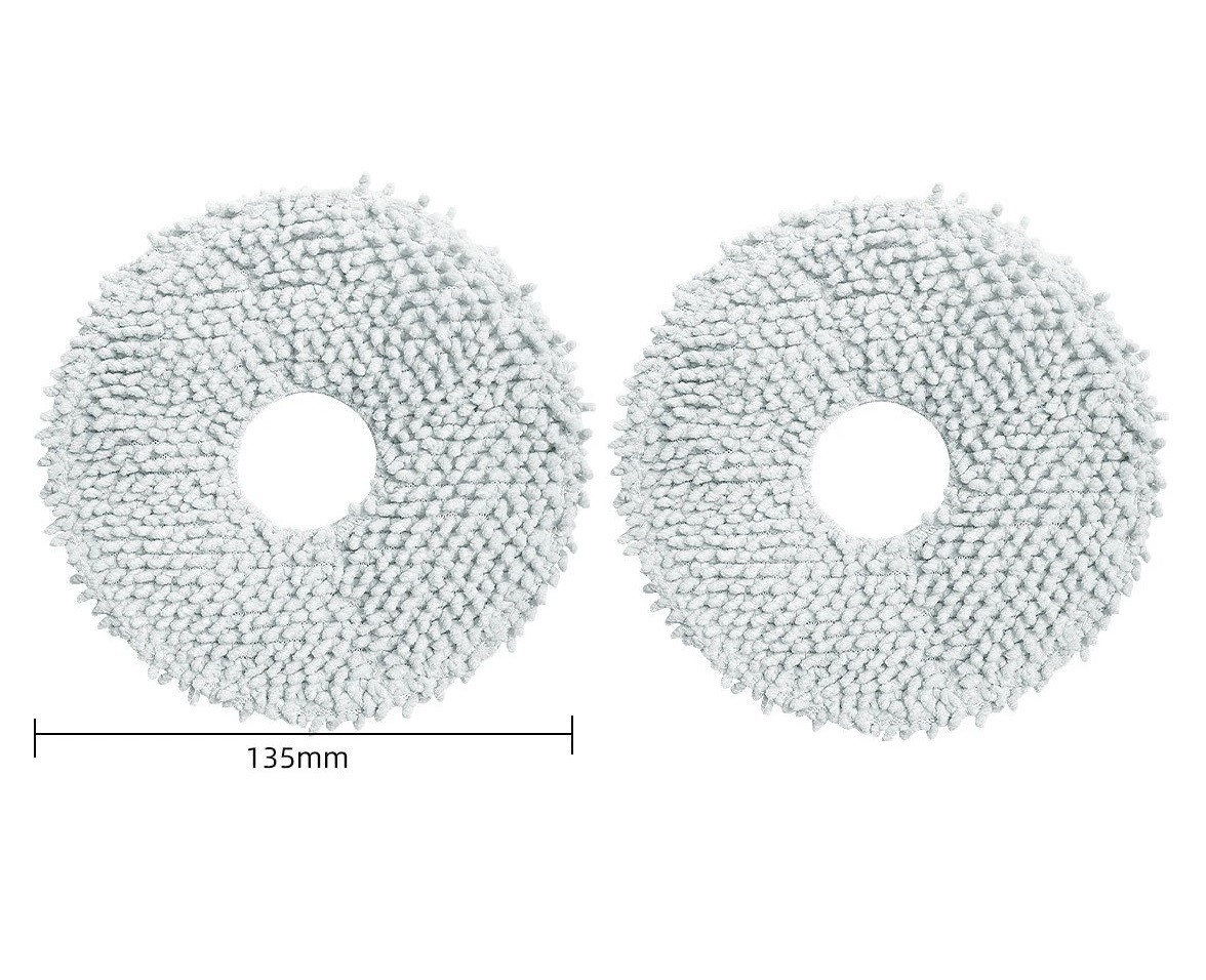 Мікрофіброві накладки (ганчірки) для робот-пилососа Xiaomi X10+ / X20+ ( B101GL / C102 ) / X10 Plus X20 Plus 2шт