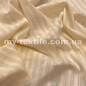 Тканина Коттон мережка Бежевий пісочний