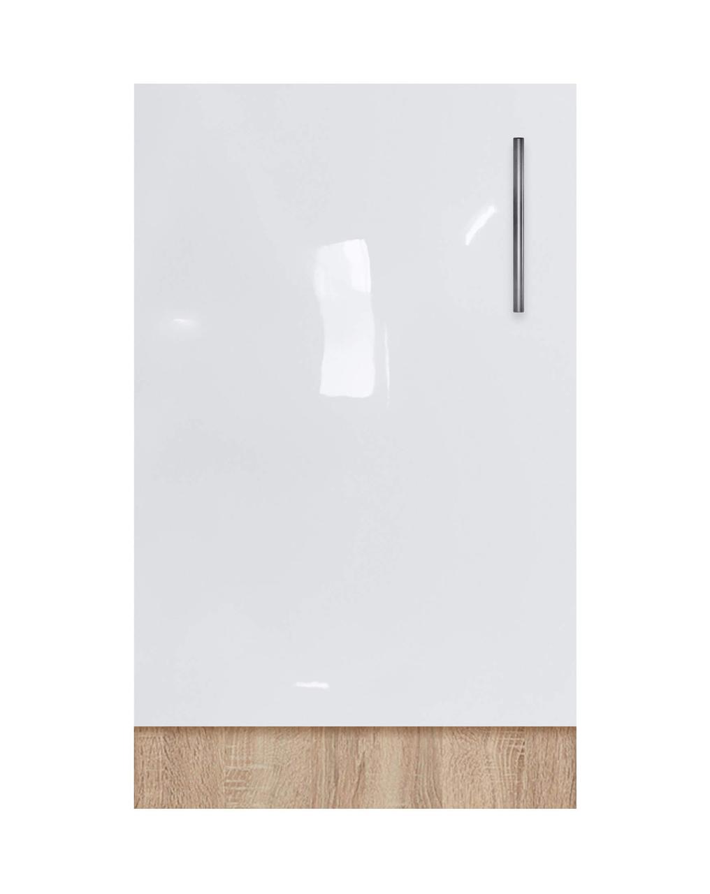 Тумба-мийка (однодверна) без мийки (без стільниці) ЛЮКС із фарбованими МДФ фасадами ширина 600 МАКСІ-Мебель Дуб, фото 1