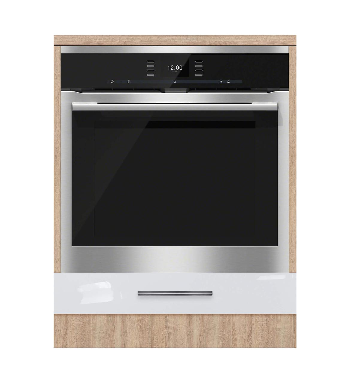 Тумба під духовку з шухлядою зі стільницею 1-ї категорії (складська програма) ЛЮКС із фарбованими МДФ фасадами, фото 1