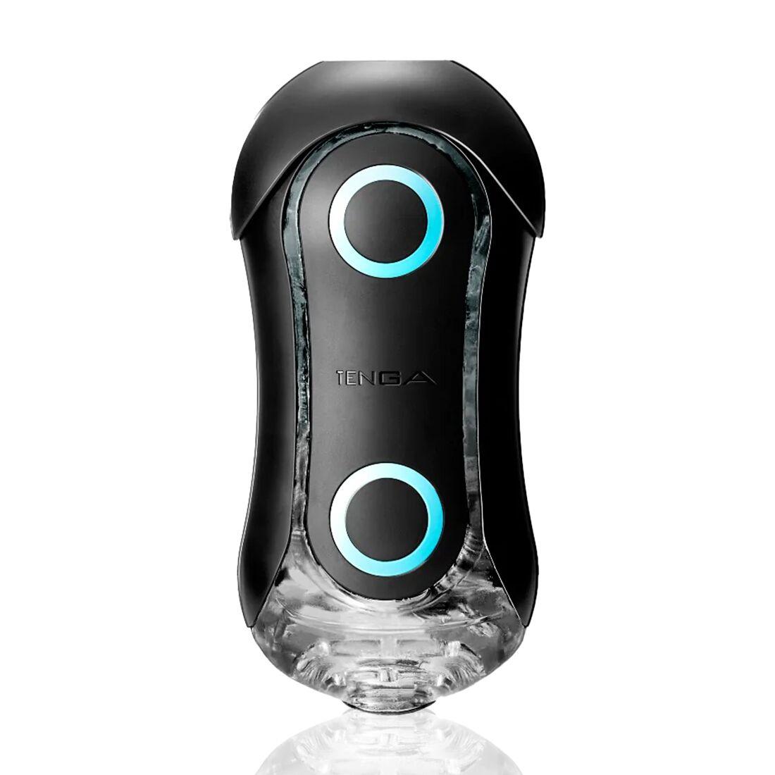 Мастурбатор Tenga Flip Orb Strong — Blue Rush, з можливістю зміни тиску та стимулювальними кульками  18+