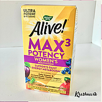 Nature's Way, Alive Max3 Potency, мультивітаміни для жінок, 90 таблеток