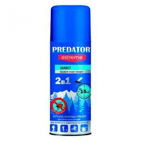Аерозоль від кліщів і комарів 2в1 150мл Predator Еxtreme