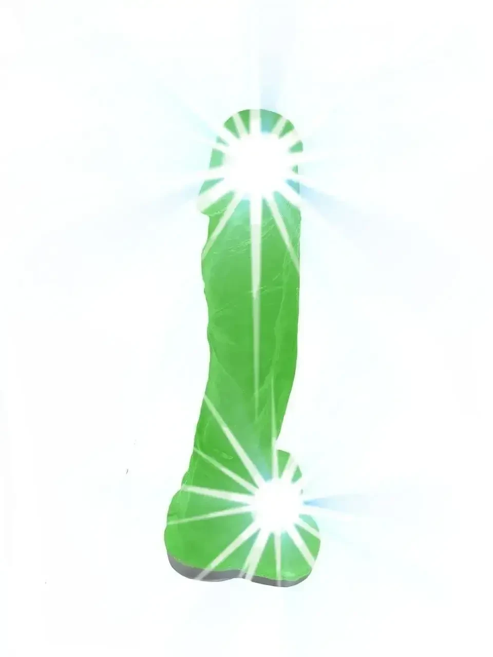 Крафтове мило-член із присоскою Чистий Кайф Green size XL, натуральне 18+