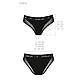 Трусики з прозорою вставкою Passion PS002 PANTIES L, black  18+, фото 7