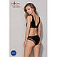 Трусики з прозорою вставкою Passion PS002 PANTIES L, black  18+, фото 8