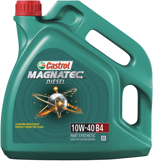 Напівсинтетична моторна олива CASTROL 10w40 Magnatec Diesel B4 (4 л)