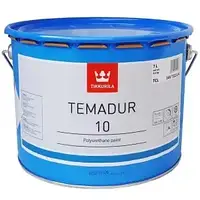 Tikkurila Temadur 10 - двокомпонентна матова поліуретанова фарба для металу (База TVL), 7 л