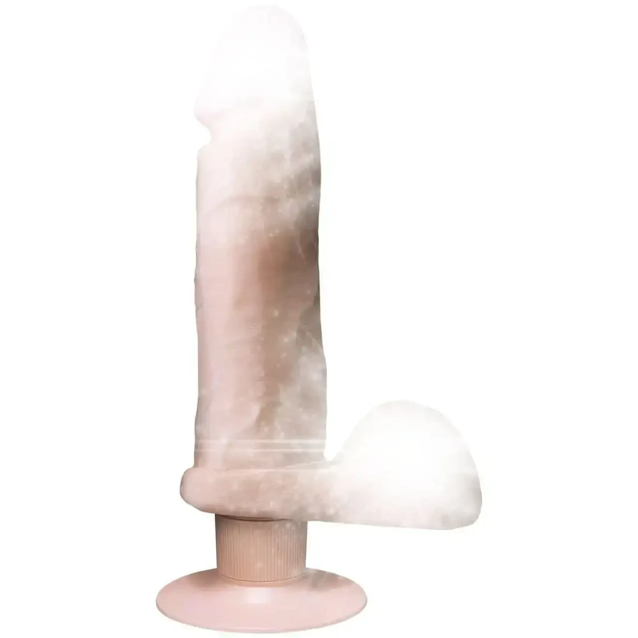 Фалоімітатор Doc Johnson The Realistic Cock 8 inch ULTRASKYN, діаметр 5,1 см, плавне регулювання 18+