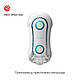 Мастурбатор Tenga Flip Orb — Blue Rush, з можливістю зміни тиску та стимулювальними кульками всереди  18+, фото 4