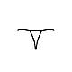 Трусики мереживні з доступом Passion Exclusive VIOLANTE THONG XXL/XXXL, black  18+, фото 7