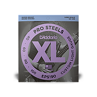 Струны D`ADDARIO EPS190 XL PRO STEELS CUSTOM LIGHT 40-100