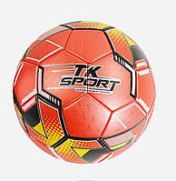 Мяч футбольный TK Sport №5 370 грамм Оранжевый (C44448/1)