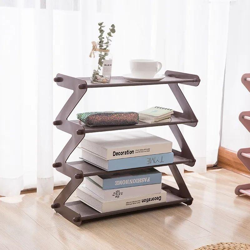 Полиця-стійка-органайзер для взуття 4 полиці Shape Shoe rack (кавовий) SSR-011-Coffee