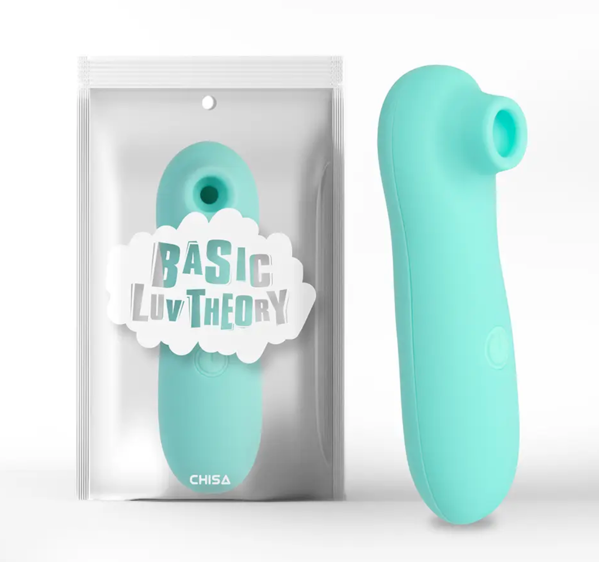 Вакуумний кліторальний стимулятор Chisa Irresistible Touch Blue, 12,3 х3, 6 см.