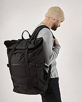 Рюкзак Турист трансформер, супер варіант для подорожей в який влізе все, на 40-70л, чорний колір