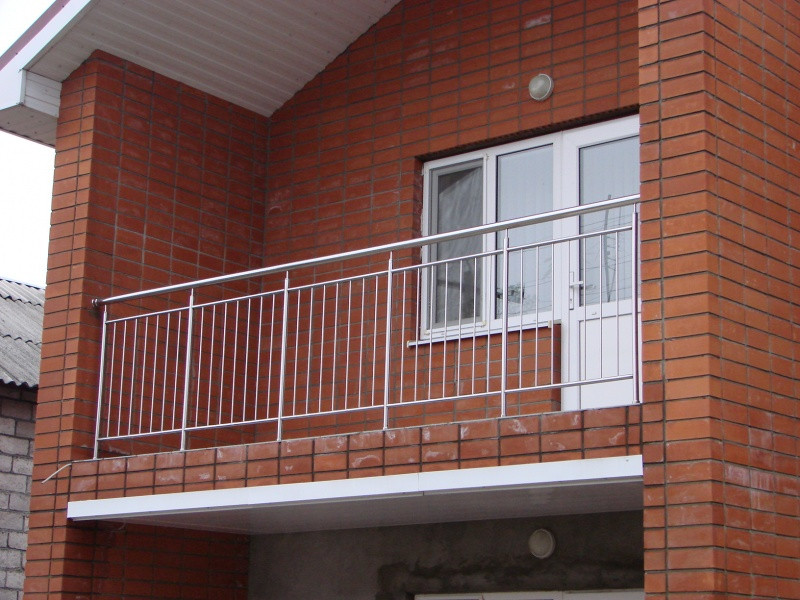 Огородження балконів сходів з нержавіючої сталі, 4 ригеля