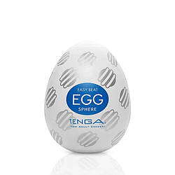 Мастурбатор-яйце Tenga Egg Sphere з багаторівневим рельєфом  18+