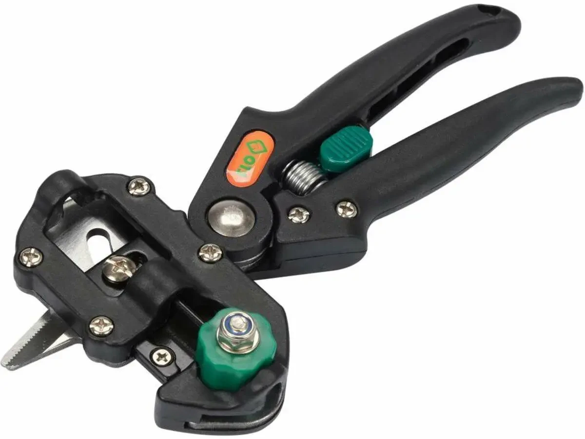 Сікатор для щеплення гілок FLO з 2 функціями і 3 вида лез, фото 1