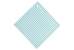 ARDESTO Підставка під гаряче Fresh, 17,5*17,5 см, блакитний, силікон