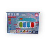 Розвивальний килимок піаніно 226-6 Кораловий, 5 іграшок, фото 4