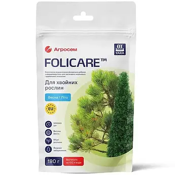 Добриво мінеральне для Хвойних Весна-Літо 180 гр (YaraFolicare)