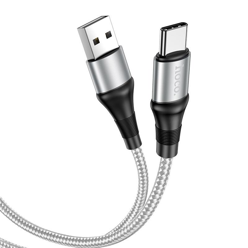 Кабель Micro USB 1.0 m HOCO X50 Excellent charging сірий (коробка)
