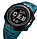 Skmei 2070 чоловічий спортивний годинник lake blue з чорним циферблатом, фото 4