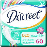 Ежедневные прокладки Discreet Deo Water Lily 60 шт (8001090170354)