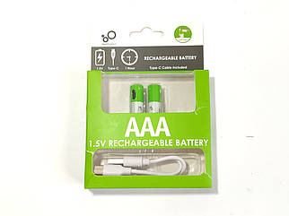 Перезаряджаємі батарейки AAA 1.5V 750 mWh 2шт