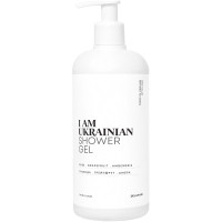 Гель для душу DeLaMark I Am Ukrainian Троянда, Грейпфрут та Амбра 500 мл (4820152333094), фото 1