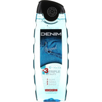 Гель для душу Denim Original потрійна життєва сила 400 мл (8008970038025), фото 1