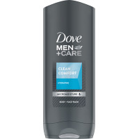 Гель для душу Dove Men+Care Чистота та комфорт 400 мл (8717644683149), фото 1