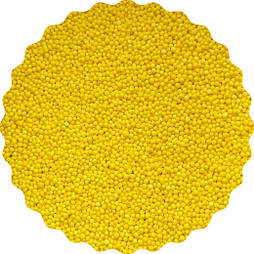 Посипка кондитерська "Жовті кульки 1 мм", 50 гр.