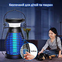 Знищувач комах Bug Zapper BL21 від комарів акумуляторний - лампа електро пастка антимоскітна, фото 6