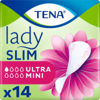 Урологические прокладки Tena Lady Slim Ultra Mini 14 шт. (7322540013658\/7322541115832)