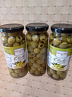 Оливки зеленые без косточек Helcom Oliwki zielone 345 гр (Польша)