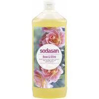 Рідке мило Sodasan органічне Rose-Olive тонізуюче 1 л (4019886076166)