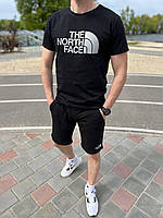 Стильний комплект футболки та шорти The North Face logo