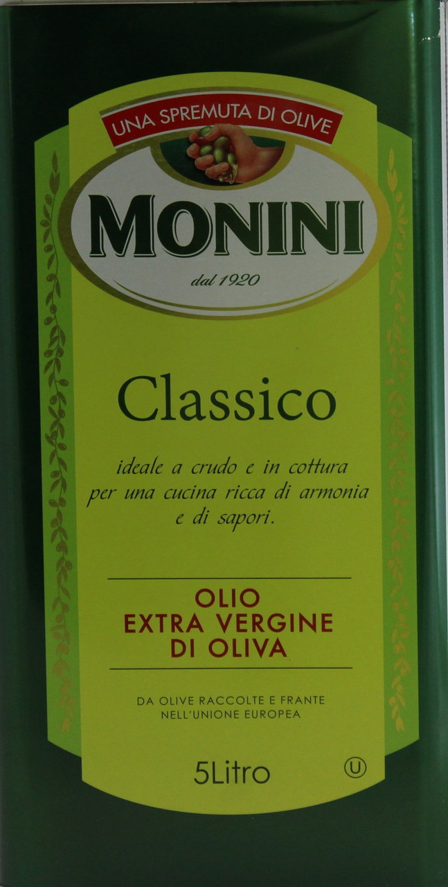 Оливковое масло Monini Extra Vergine di Oliva Classico, 5л (Италия) - 350 грн - фото 3 - id-p1847173149