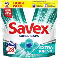 Капсулы для стирки Savex Super Caps Extra Fresh 25 шт. (3800024046896)