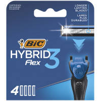 Сменные кассеты Bic Flex 3 Hybrid 4 шт. (3086123480926)