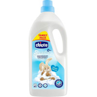 Кондиціонер для білизни Chicco Sensitive Sweet Talcum пом'якшувач тканин 1.5 л (8058664122455), фото 1