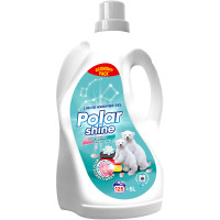 Гель для прання Polar Shine 2 в 1 Універсальний з додаванням кондиціонеру 5 л (4823069707446), фото 1