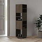 Полиця для взуття з обертовим механізмом із Ламінованого ДСП Підлоговий взуттєвий стелаж у передпокій, фото 4