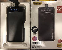 Батарея мобильная Dudao Powerbank 30.000mAh 3x USB Black