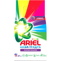 Пральний порошок Ariel Аква-Пудра Color 2.7 кг (8006540536735), фото 1